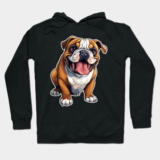 Cute Bulldog Dogs Funny English Bulldog Hoodie